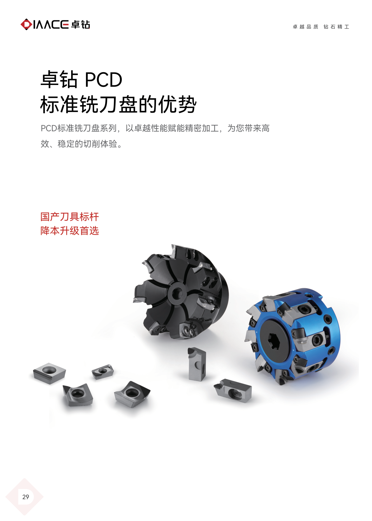 PCD标准铣刀盘